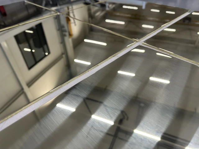 Messing platen gepolijst