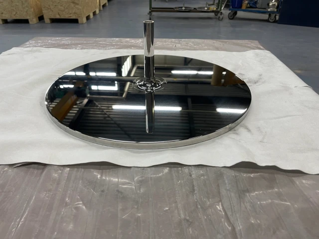 Interieur voet mirror gepolijst