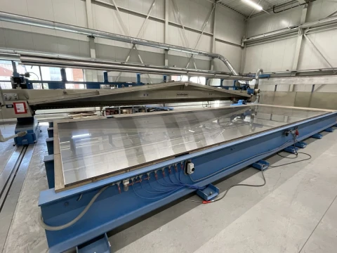 RVS plaat 12000 mm slijpen
